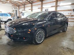 Salvage cars for sale from Copart Pekin, IL: 2017 Ford Fusion SE