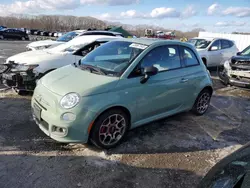 Salvage cars for sale at Assonet, MA auction: 2015 Fiat 500 Sport