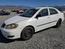 Salvage cars for sale at Mentone, CA auction: 2005 Toyota Corolla CE