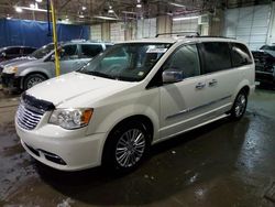 Salvage cars for sale at Woodhaven, MI auction: 2013 Chrysler Town & Country Touring L