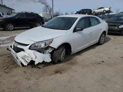 Salvage cars for sale at Pekin, IL auction: 2015 Chevrolet Malibu LS