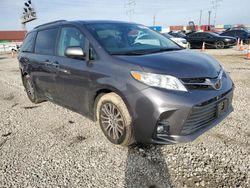 Salvage cars for sale at Columbus, OH auction: 2018 Toyota Sienna XLE