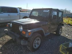 Jeep salvage cars for sale: 2005 Jeep Wrangler / TJ SE