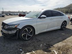 Salvage cars for sale at Colton, CA auction: 2018 Honda Accord Sport