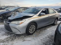 Salvage cars for sale at Wayland, MI auction: 2015 Toyota Camry LE