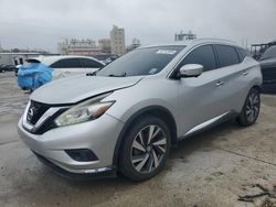 Salvage cars for sale at New Orleans, LA auction: 2015 Nissan Murano S