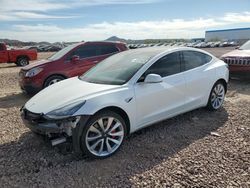 Salvage cars for sale at Phoenix, AZ auction: 2018 Tesla Model 3