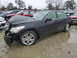 Salvage cars for sale at Hampton, VA auction: 2013 Infiniti G37