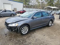 Salvage cars for sale at Austell, GA auction: 2013 Volkswagen Passat S