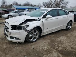 Salvage cars for sale at Wichita, KS auction: 2013 Ford Fusion SE Hybrid