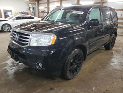 Salvage cars for sale at Pekin, IL auction: 2012 Honda Pilot EXL