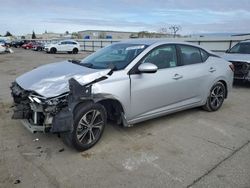 Nissan salvage cars for sale: 2021 Nissan Sentra SV