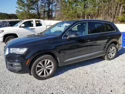 Salvage cars for sale at Fairburn, GA auction: 2017 Audi Q7 Premium Plus