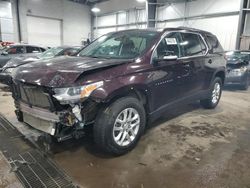 Chevrolet Traverse lt salvage cars for sale: 2021 Chevrolet Traverse LT