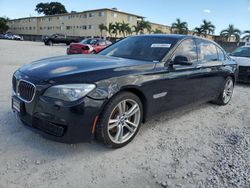 BMW salvage cars for sale: 2013 BMW 740 LXI