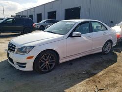 Salvage cars for sale at Jacksonville, FL auction: 2014 Mercedes-Benz C 300 4matic