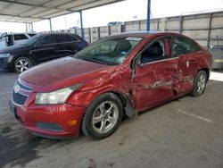 Salvage cars for sale from Copart Anthony, TX: 2011 Chevrolet Cruze LT