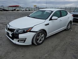 Salvage cars for sale at Cahokia Heights, IL auction: 2015 KIA Optima LX