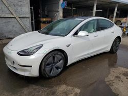 Salvage cars for sale at Fresno, CA auction: 2020 Tesla Model 3