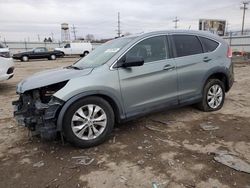 Salvage cars for sale at Chicago Heights, IL auction: 2012 Honda CR-V EXL