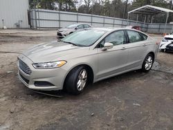 Salvage cars for sale at Austell, GA auction: 2015 Ford Fusion SE