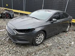 Salvage cars for sale at auction: 2017 Ford Fusion S