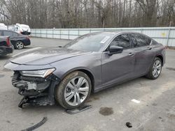 Salvage cars for sale at Glassboro, NJ auction: 2021 Acura TLX Technology