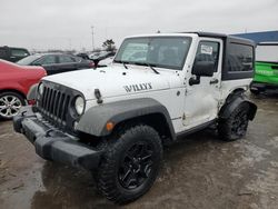 Salvage cars for sale at Woodhaven, MI auction: 2014 Jeep Wrangler Sport