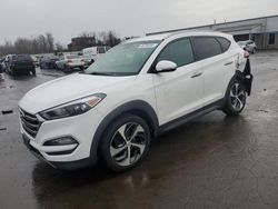 Salvage cars for sale at New Britain, CT auction: 2016 Hyundai Tucson Limited