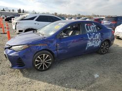 Toyota salvage cars for sale: 2017 Toyota Corolla L