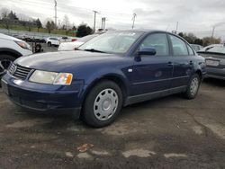 Volkswagen salvage cars for sale: 2000 Volkswagen Passat GLS