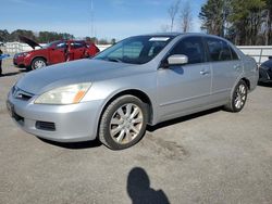 Salvage cars for sale at Dunn, NC auction: 2006 Honda Accord EX