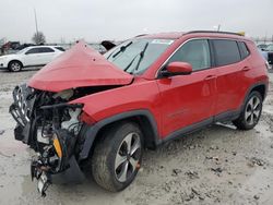 Jeep salvage cars for sale: 2017 Jeep Compass Latitude