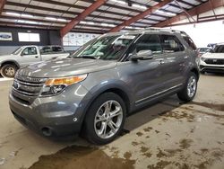 Salvage cars for sale at East Granby, CT auction: 2012 Ford Explorer Limited