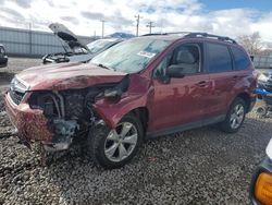 Salvage cars for sale at Magna, UT auction: 2015 Subaru Forester 2.5I