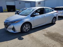 Salvage cars for sale at Vallejo, CA auction: 2021 Toyota Prius Prime LE