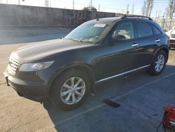 Salvage cars for sale at Wilmington, CA auction: 2006 Infiniti FX35