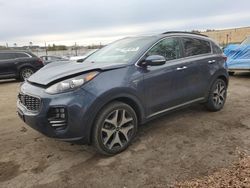 Salvage cars for sale at Laurel, MD auction: 2018 KIA Sportage SX