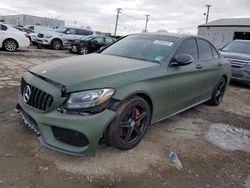 Salvage cars for sale at Chicago Heights, IL auction: 2016 Mercedes-Benz C 300 4matic