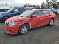 Salvage cars for sale at Denver, CO auction: 2017 Nissan Sentra S