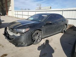 Salvage cars for sale at Kansas City, KS auction: 2019 Acura TLX Technology