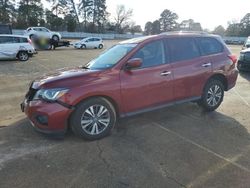 Salvage cars for sale from Copart Longview, TX: 2019 Nissan Pathfinder S