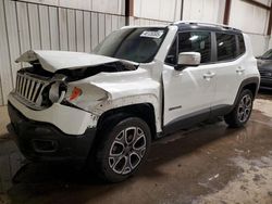 Salvage SUVs for sale at auction: 2015 Jeep Renegade Limited