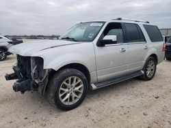 Salvage cars for sale from Copart San Antonio, TX: 2016 Ford Expedition Limited