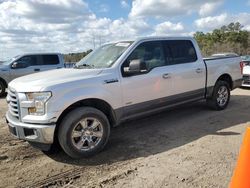 Salvage cars for sale at Greenwell Springs, LA auction: 2016 Ford F150 Supercrew