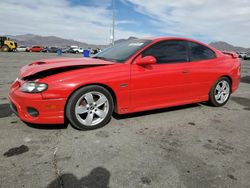 Vehiculos salvage en venta de Copart North Las Vegas, NV: 2005 Pontiac GTO