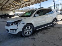 Salvage cars for sale at Cartersville, GA auction: 2015 Chevrolet Traverse LTZ