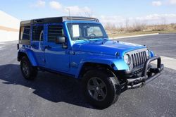 Jeep Wrangler Unlimited Sport salvage cars for sale: 2015 Jeep Wrangler Unlimited Sport