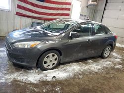 Salvage cars for sale at Lyman, ME auction: 2016 Ford Focus S