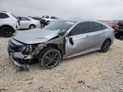 Salvage cars for sale at Taylor, TX auction: 2020 Honda Civic EX